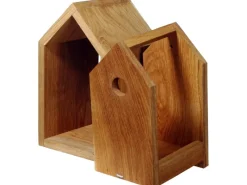 Clearance Dobar Design-Nistkasten Eichenholz mit Spitzdach Braun