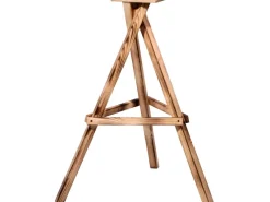 Dobar Dreibein-Vogelhausständer 60 x 60 x 90 cm Kiefer geflammt FSC®