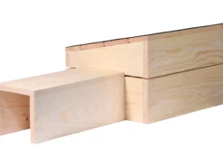 Outlet Dobar Igelhaus Bausatz 74,5 x 29 x 24 cm Schwarz FSC®