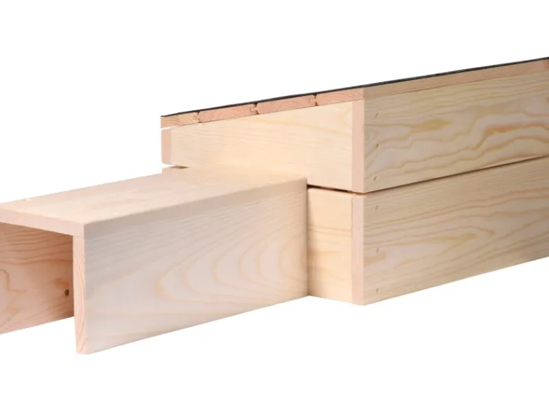 Outlet Dobar Igelhaus Bausatz 74,5 x 29 x 24 cm Schwarz FSC®