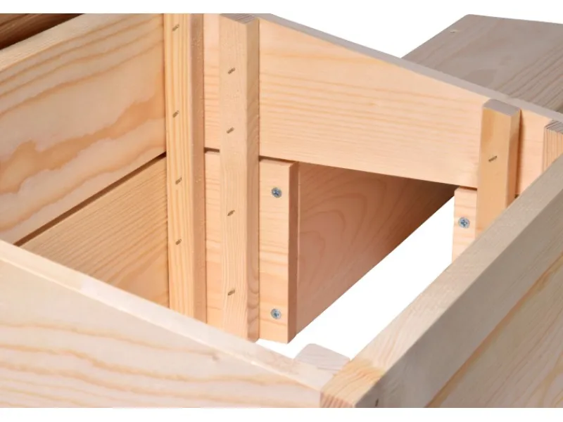 Outlet Dobar Igelhaus Bausatz 74,5 x 29 x 24 cm Schwarz FSC®