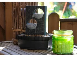 Dobar Indoor-Brunnen 2 Becken 26 cm x 20,5 cm x 16,5 cm