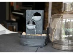 Dobar Indoor-Brunnen 2 Becken 26 cm x 20,5 cm x 16,5 cm