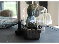 Dobar Indoor-Brunnen Buddha 27 cm x 20,5 cm x 16,5 cm