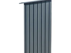 Dobar Kaminholzregal Madera Metall Grau 163 cm x 83 cm x 154 cm