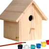Dobar Nistkasten zum Bemalen 17,5 cm x 15,5 cm x 20,5 cm