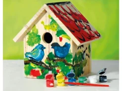Dobar Nistkasten zum Bemalen 17,5 cm x 15,5 cm x 20,5 cm