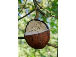 Online Dobar Vogelfutter-Mix 4 x gefüllte Kokosnuss und 2 x Riesenzapfen mit Fettfutter