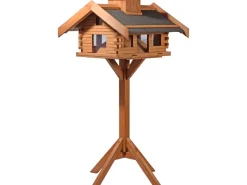 Outlet Dobar Vogelhaus Blockhaus Gipfel 84 cm x 78 cm x 53 cm Kiefer Braun FSC®