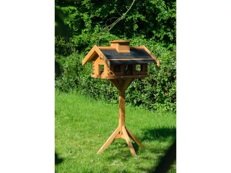 Outlet Dobar Vogelhaus Blockhaus Gipfel 84 cm x 78 cm x 53 cm Kiefer Braun FSC®