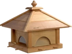 Dobar Vogelhaus Gartenwald Eichenholz mit 4 Schubladen