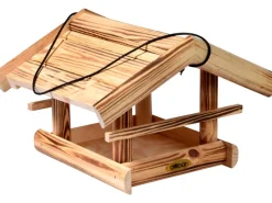 Dobar Vogelhaus Quemado 30 x 34,5 x 22,5 cm Kiefer geflammt FSC®