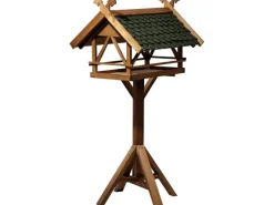 Dobar Vogelhaus Westfalen mit Futterhaus 78 cm x 62 cm x 58 cm Kiefer