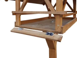 Dobar Vogelhaus Westfalen mit Futterhaus 78 cm x 62 cm x 58 cm Kiefer