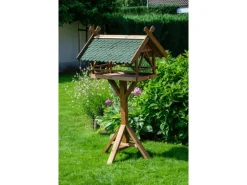 Dobar Vogelhaus Westfalen mit Futterhaus 78 cm x 62 cm x 58 cm Kiefer