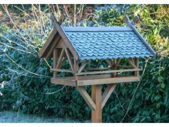 Dobar Vogelhaus Westfalen mit Futterhaus 78 cm x 62 cm x 58 cm Kiefer