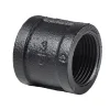 Sale Dolle Doppelmuffe Extension für Pipe-Regalsystem 20 mm (3/4") Schwarz Matt