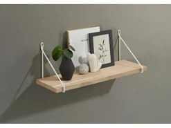 Clearance Dolle Holzregal Lite Nature 80 cm x 30 cm x 2 cm Eiche Furniert