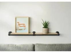 Best Dolle Rohr Tube für Pipe-Regalsystem Ø 25 mm x 802 mm Schwarz Matt