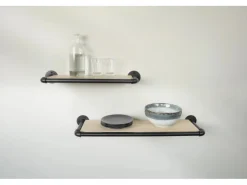 Best Dolle Rohr Tube für Pipe-Regalsystem Ø 25 mm x 802 mm Schwarz Matt