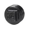 Clearance Dolle Stopfen Plug für Pipe-Regalsystem 20 mm (3/4") Schwarz Matt 2 Stück
