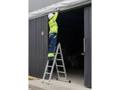 Drabest Arbeitsgerüst 3-in-1 Aluminiumleiter Traglast 150kg