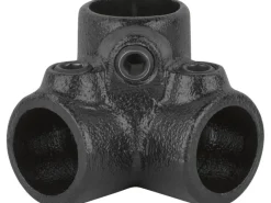 Dreiweg-Eckstück 90° für Stahlrohr Ø 2,7 cm
