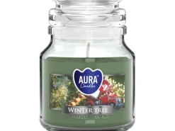 Duftkerze im Glas mit Deckel Weihnachtsbaum Ø 7 cm x 9,9 cm