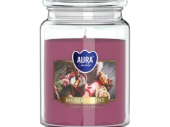 Duftkerze im Glas mit Deckel Glühwein Ø 14 cm x 9,8 cm