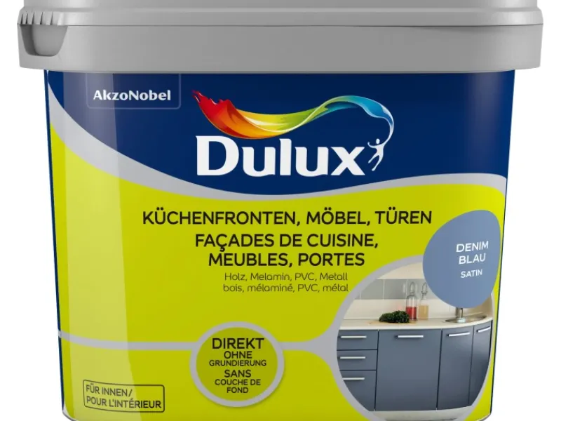Dulux Fresh Up Lack für Küchen, Möbel und Türen Satin Denim 750 ml
