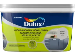 Outlet Dulux Fresh Up Lack für Küchenfronten, Möbel und Türen Satin Beton- 2 l Grau