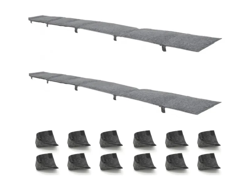 Best DuneDesign 2 Bierbank Auflagen zum Wenden 220 x 25 x 2 cm inkl. 12 Bodenschoner