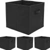 Outlet DuneDesign Aufbewahrungsbox für Kallax Regal 33 x 38 x 33 cm 4er Set mit Griff