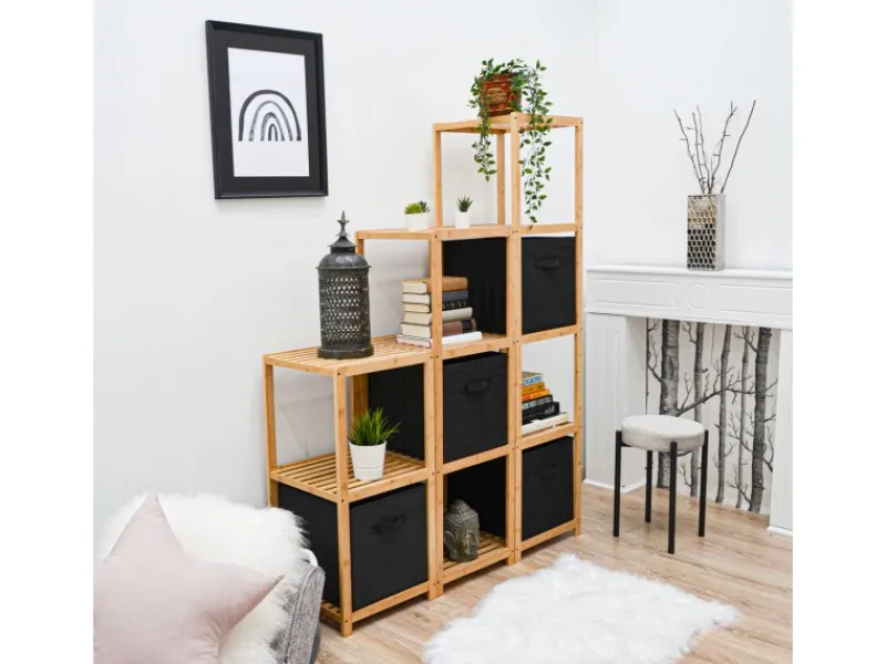 Outlet DuneDesign Aufbewahrungsbox für Kallax Regal 33 x 38 x 33 cm 4er Set mit Griff