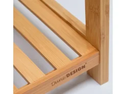 Best DuneDesign Badezimmer-Regal 83 x 38 x 40 cm mit 3 Fächern aus Bambus