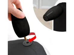 DuneDesign Rentier Spielzeug Hocker mit Stauraum 57 x 31 x 55 cm Beige