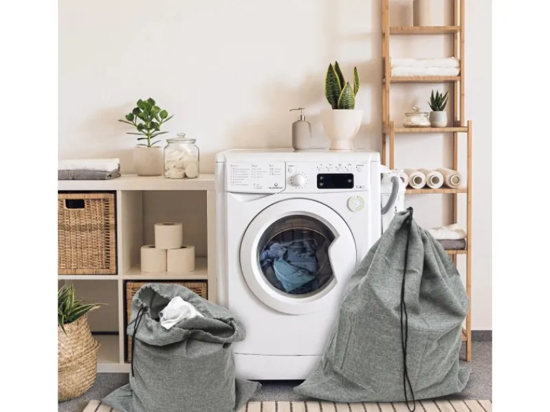 Outlet DuneDesign Wäschesack 100 Liter & 60 Liter Wäschesammler mit Kordelzug