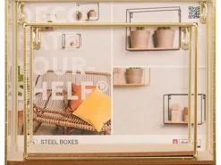 Sale Duraline Dekoregal 2er-Set Stahl Messing