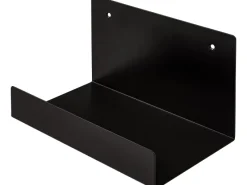 Best Duraline Regalträger Doppelt Gefalzt Schwarz Stahl 25 cm x 15 cm x 15 cm