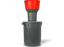 Eberth Elektrische Getreidemühle 50L Eimer 1300 W 13L Einfülltrichter 400 kg/h