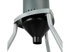 Eberth Elektrische Getreidemühle mit Standfuß 1000 W 6L Einfülltrichter 300 kg/h