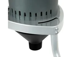 Eberth Elektrische Getreidemühle mit Standfuß 1000 W 6L Einfülltrichter 300 kg/h