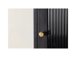 ebuy24 Cali Vitrinenschrank 1 Tür Schwarz