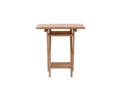 ebuy24 Kenya Gartentisch 70x70cm Natur