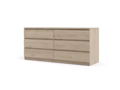 Best ebuy24 Nada Kommode 6 Schubladen Hickory-Dekor