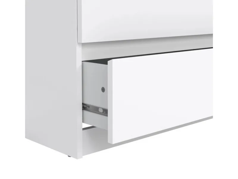 ebuy24 Naia Kommode 6 Schubladen Weiß Hochglanz