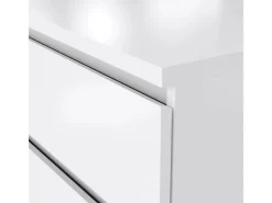 ebuy24 Naia Kommode 6 Schubladen Weiß Hochglanz