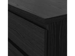 ebuy24 Naia Kommode 6 Schubladen Schwarze Struktur