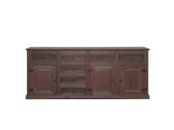 ebuy24 New Mexico Sideboard mit 7 Schubladen und 3 Türen Kolonial Gebeitzt Wachs
