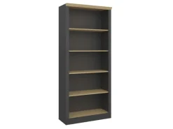 ebuy24 Nola Regal 4 Ablagen Kaffeefarben